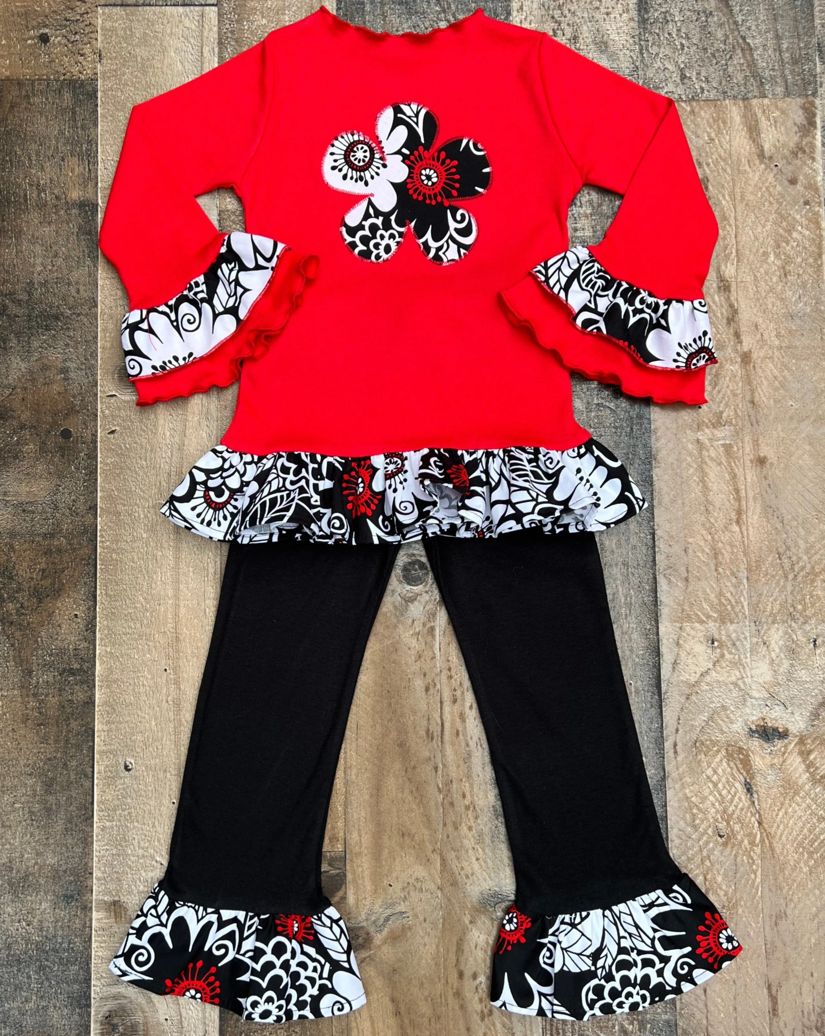 2T Zesty Zinnia Floral Outfit