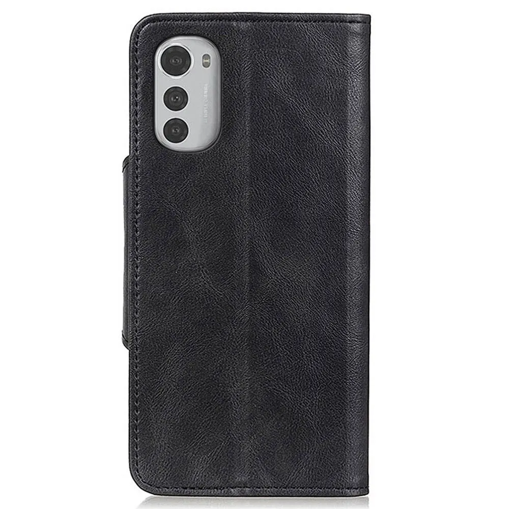 Alpha Motorola Moto E32 flip case - Black