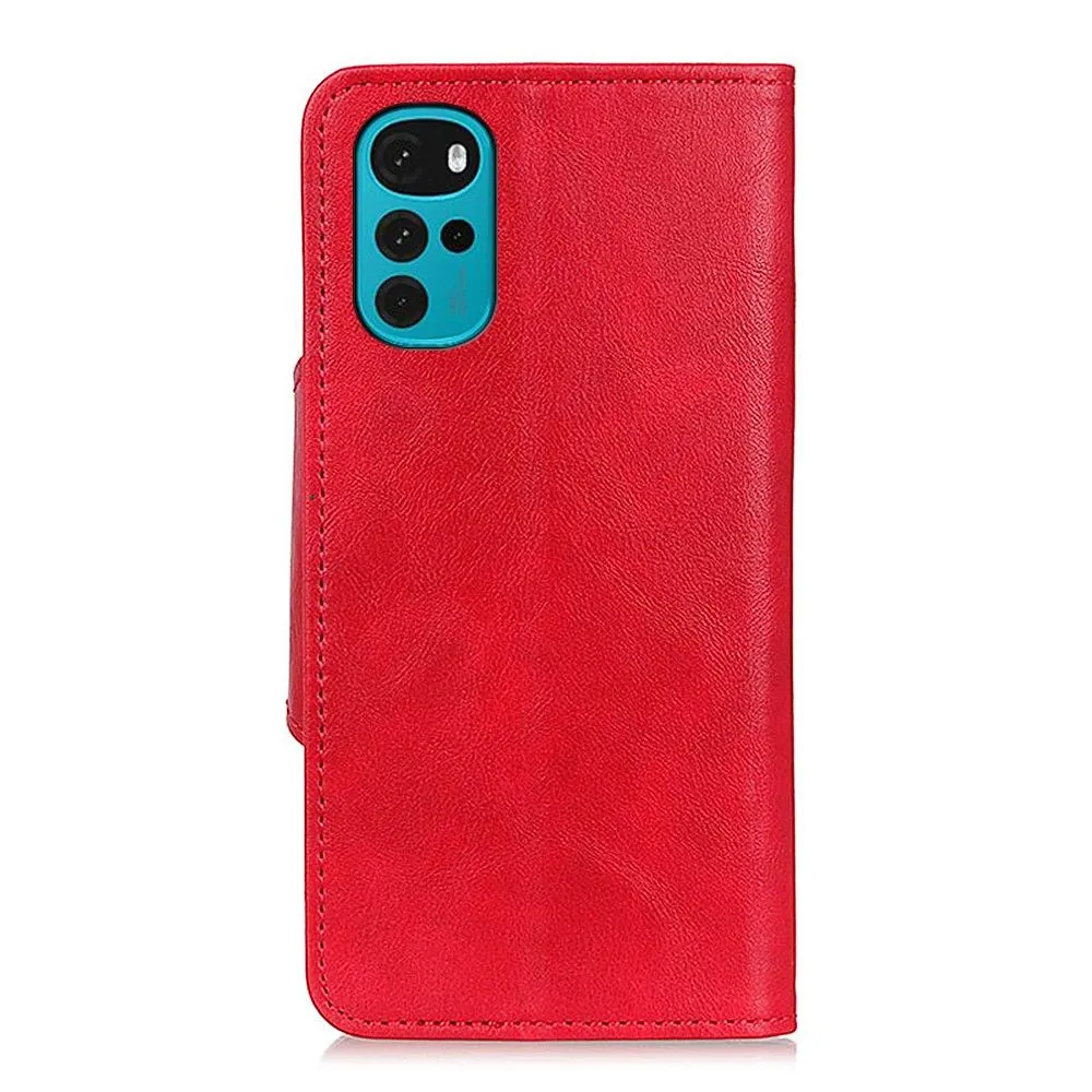 Alpha Motorola Moto G22 flip case - Red