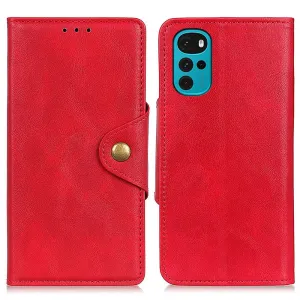 Alpha Motorola Moto G22 flip case - Red