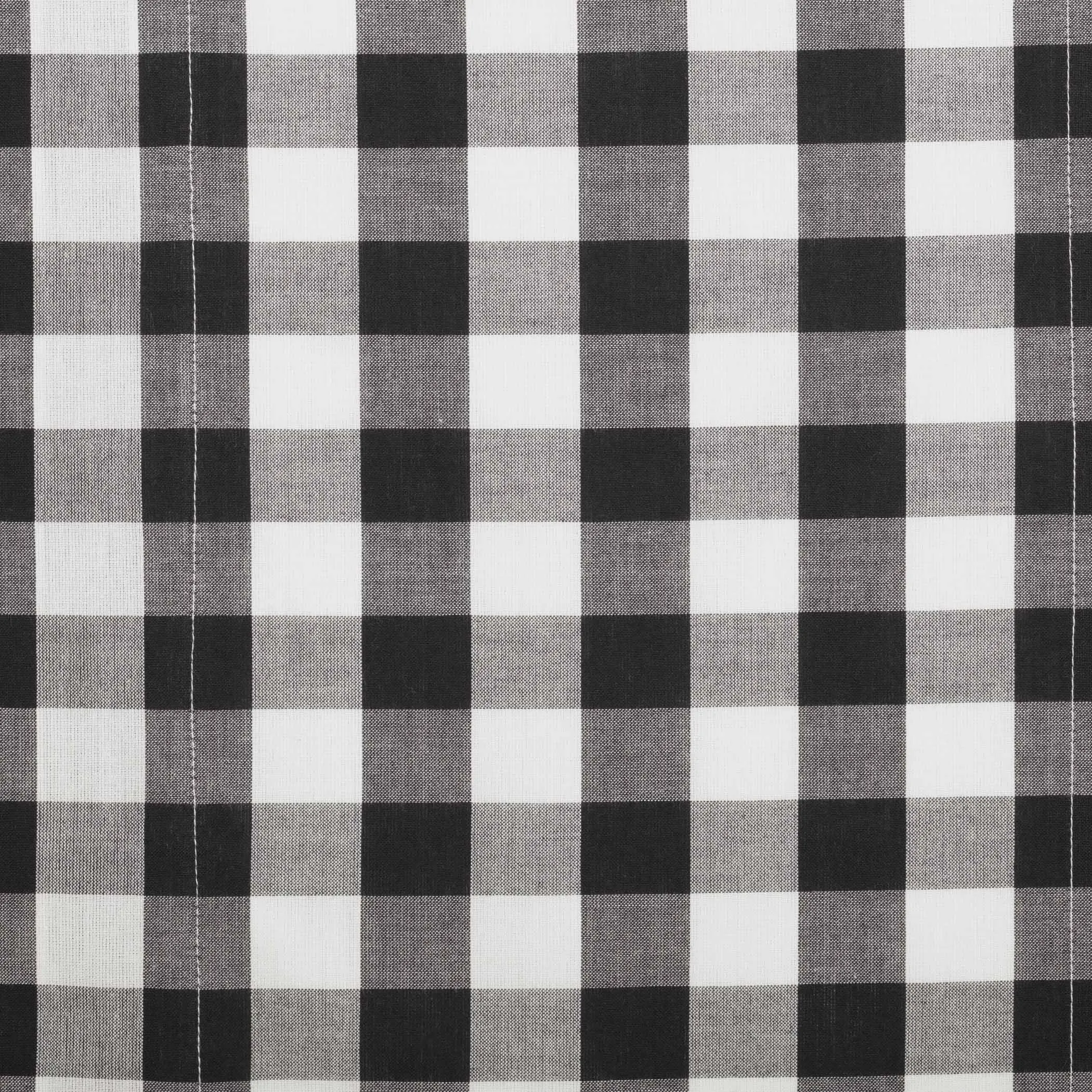 Annie Buffalo Black Check Ruffled Valance 16x72