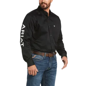 Ariat Men's Team Black Logo Twill Shirt