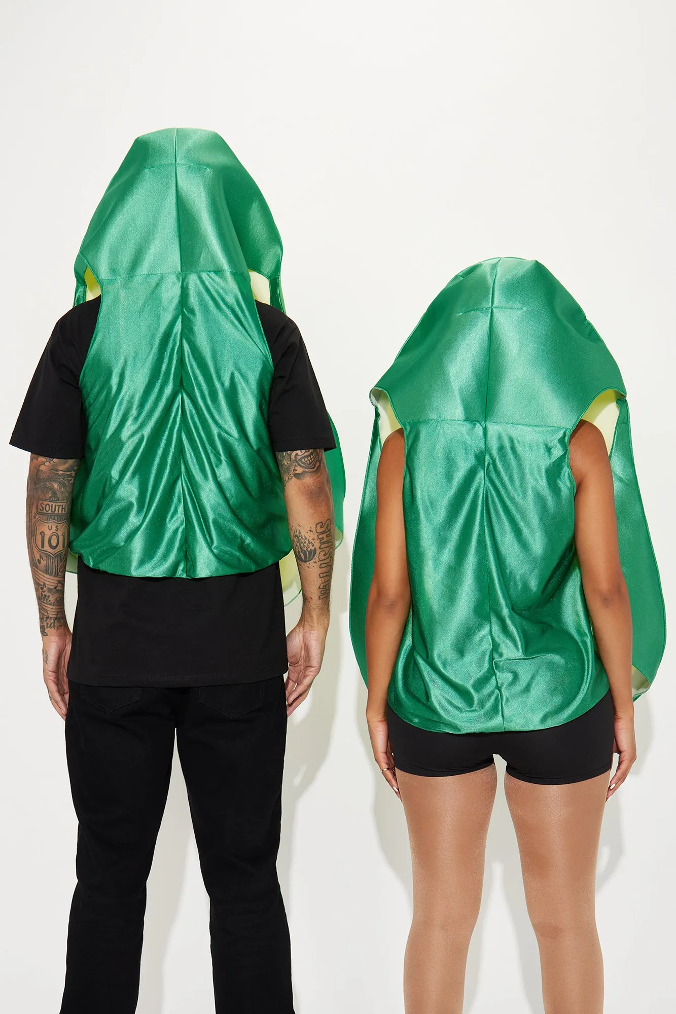 Avocado Tunic 2Pack Couple Costume Set - Green