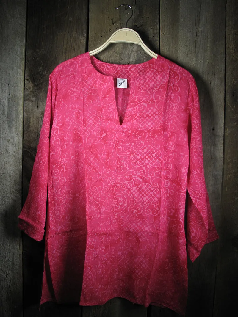 Batik Tunic in Red Sea