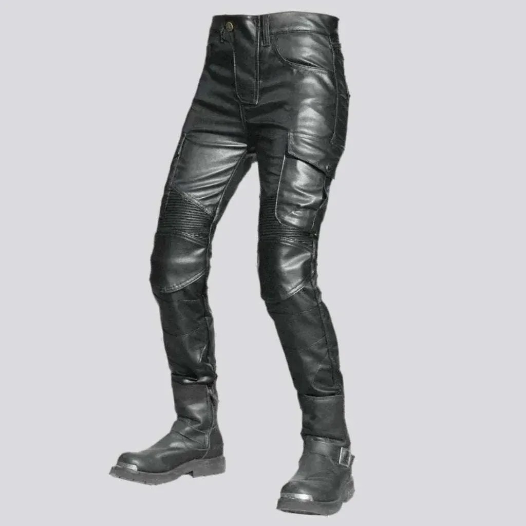 Biker wax jean pants
 for ladies