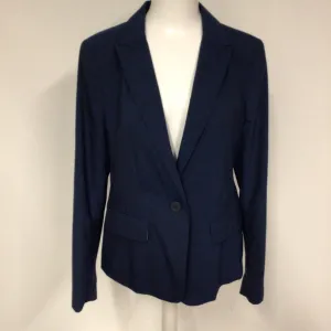 BNWT Next Tailoring Blue Wool Blend Blazer Jacket Size 14