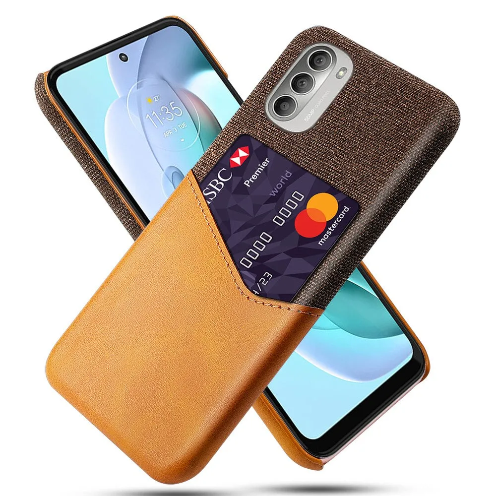 Bofink Motorola Moto G51 5G Card cover - Orange