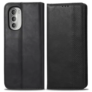 Bofink Vintage Motorola Moto G Stylus (2022) leather case - Black