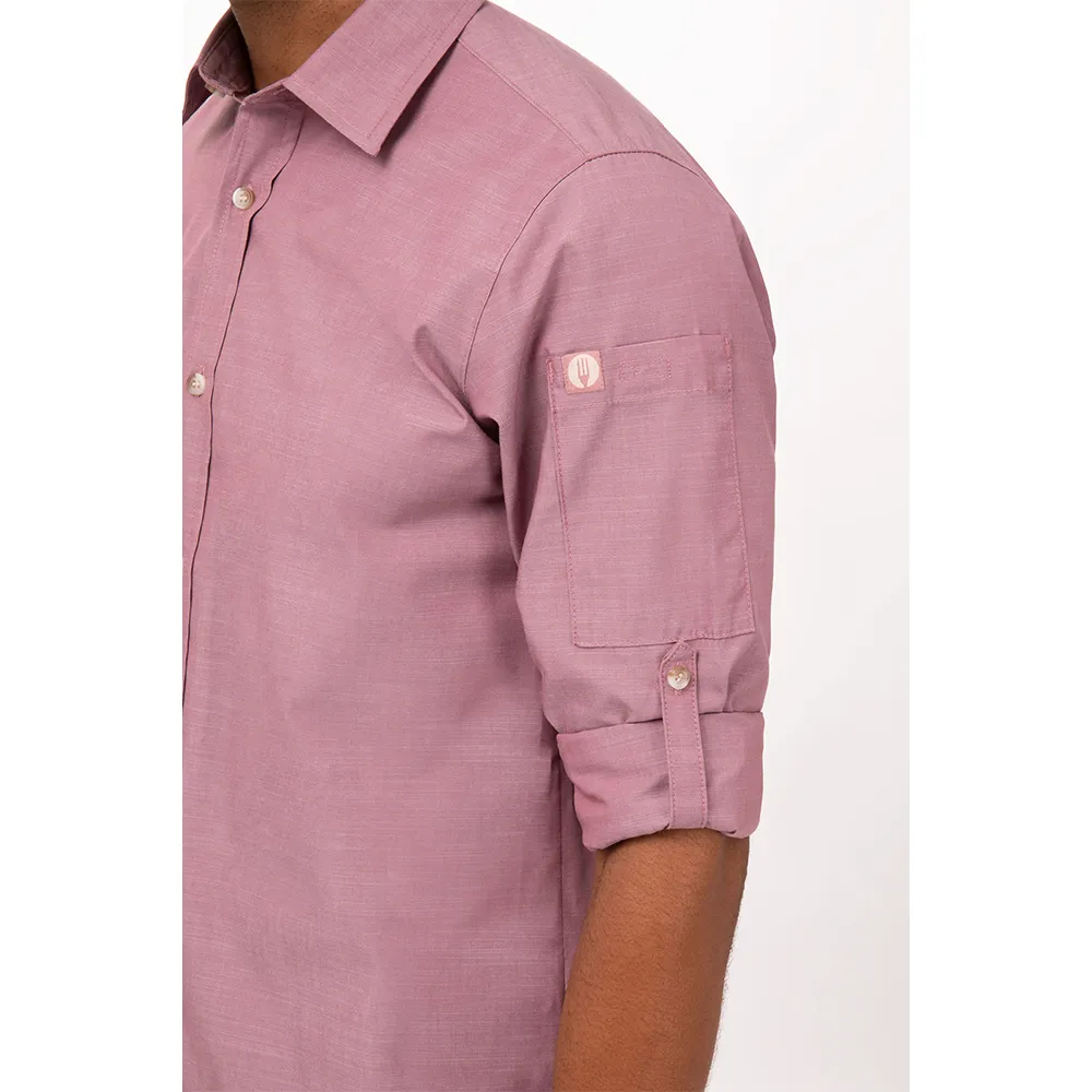 CHAMBRAY SHIRT - Dusty Rose