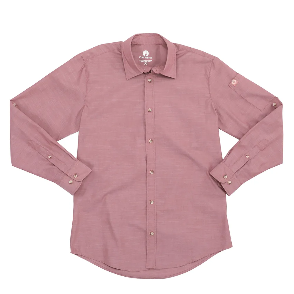 CHAMBRAY SHIRT - Dusty Rose