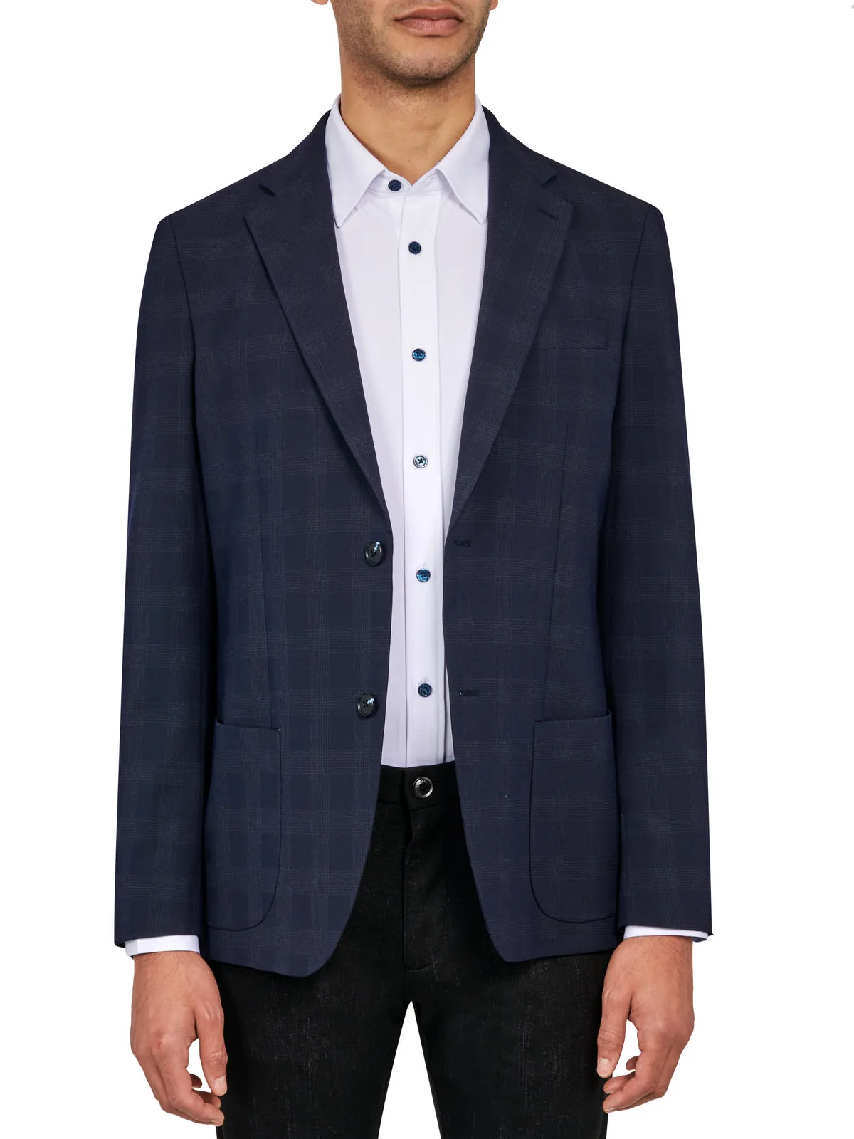 Check Plaid Sport Coat