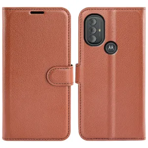 Classic Motorola Moto G Power (2022) flip case - Brown