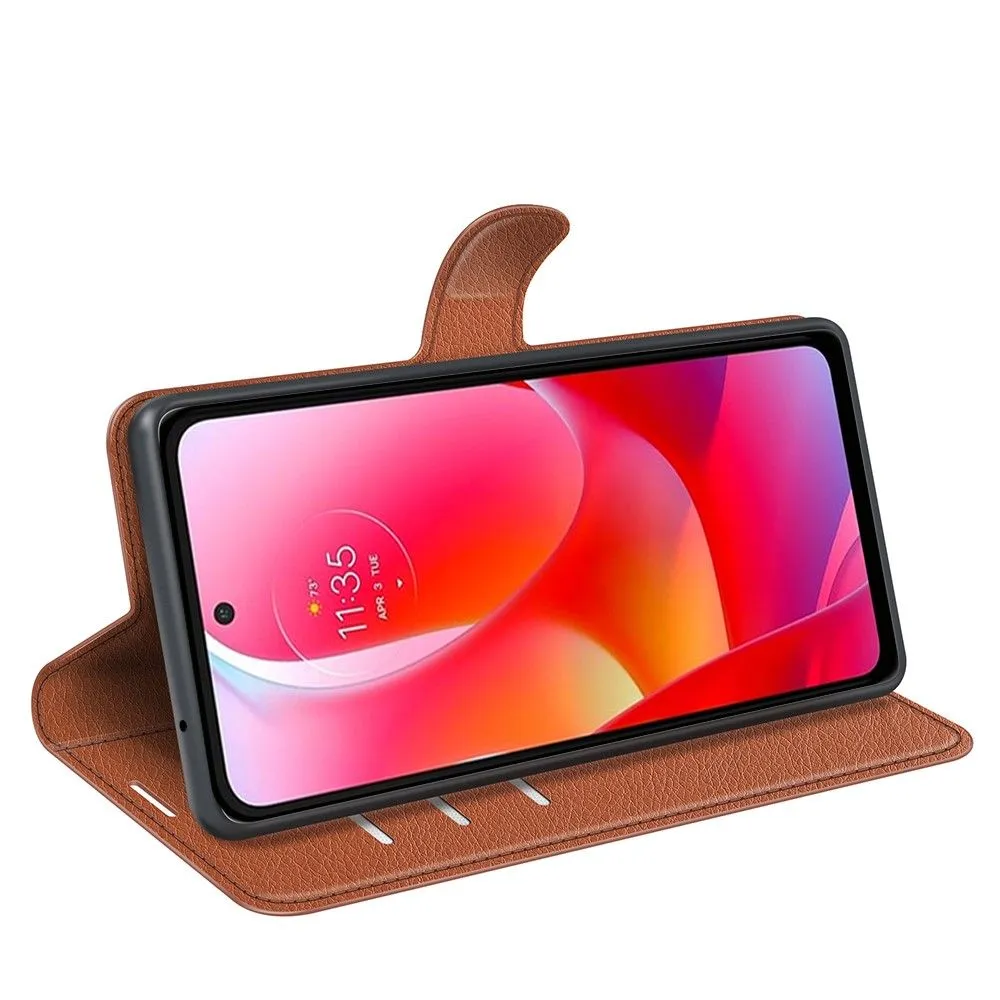 Classic Motorola Moto G Power (2022) flip case - Brown