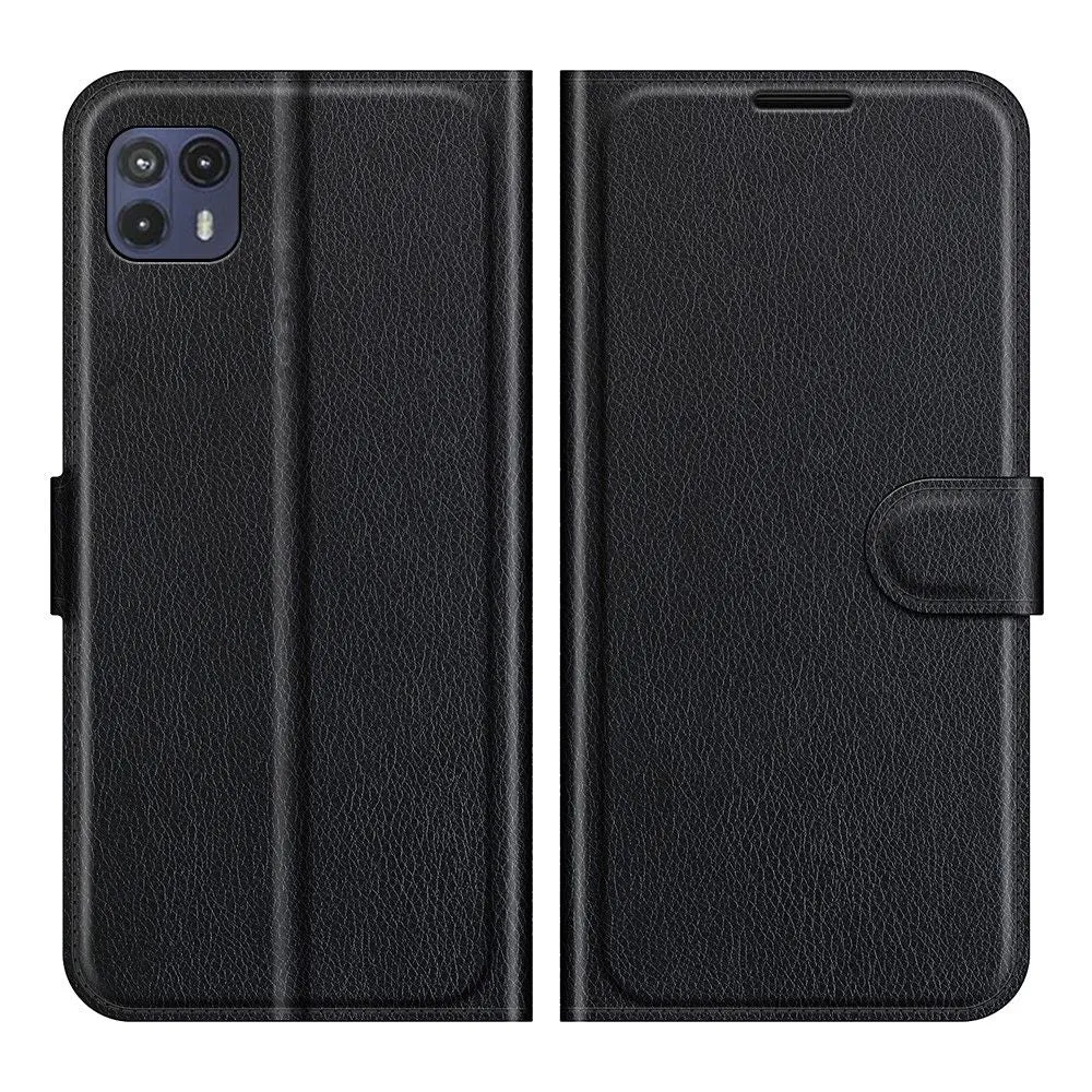 Classic Motorola Moto G50 5G flip case - Black