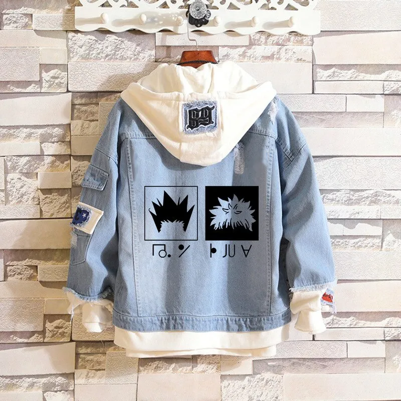 Denim Hoodie Set-2 Hunter X Hunter (Variants Available)