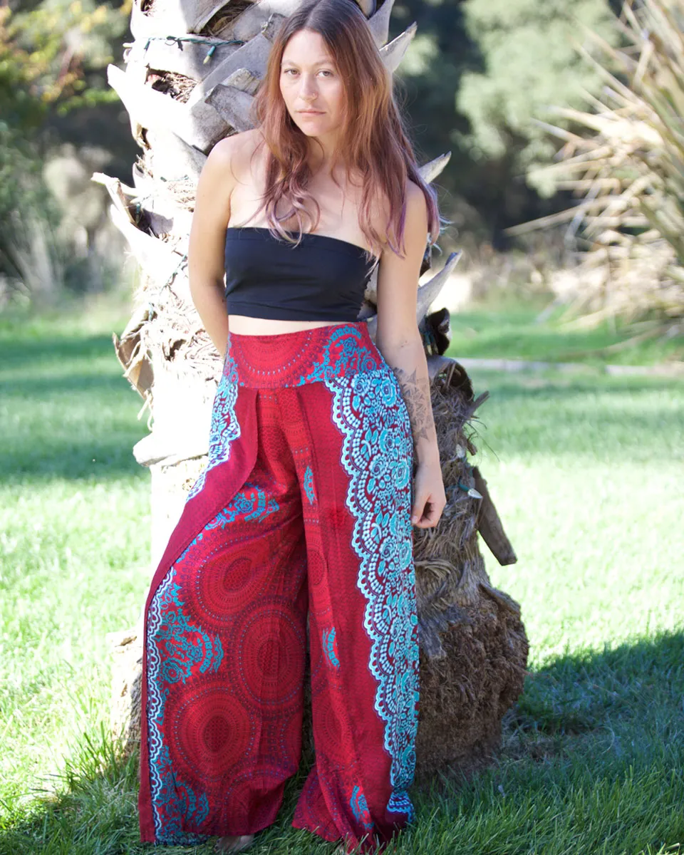 Flower Mandala Palazzo Pants