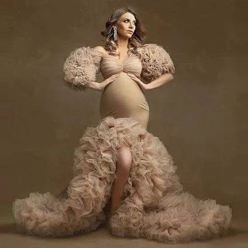 For Photoshoot Maternity Dress - Culture Heaven Special