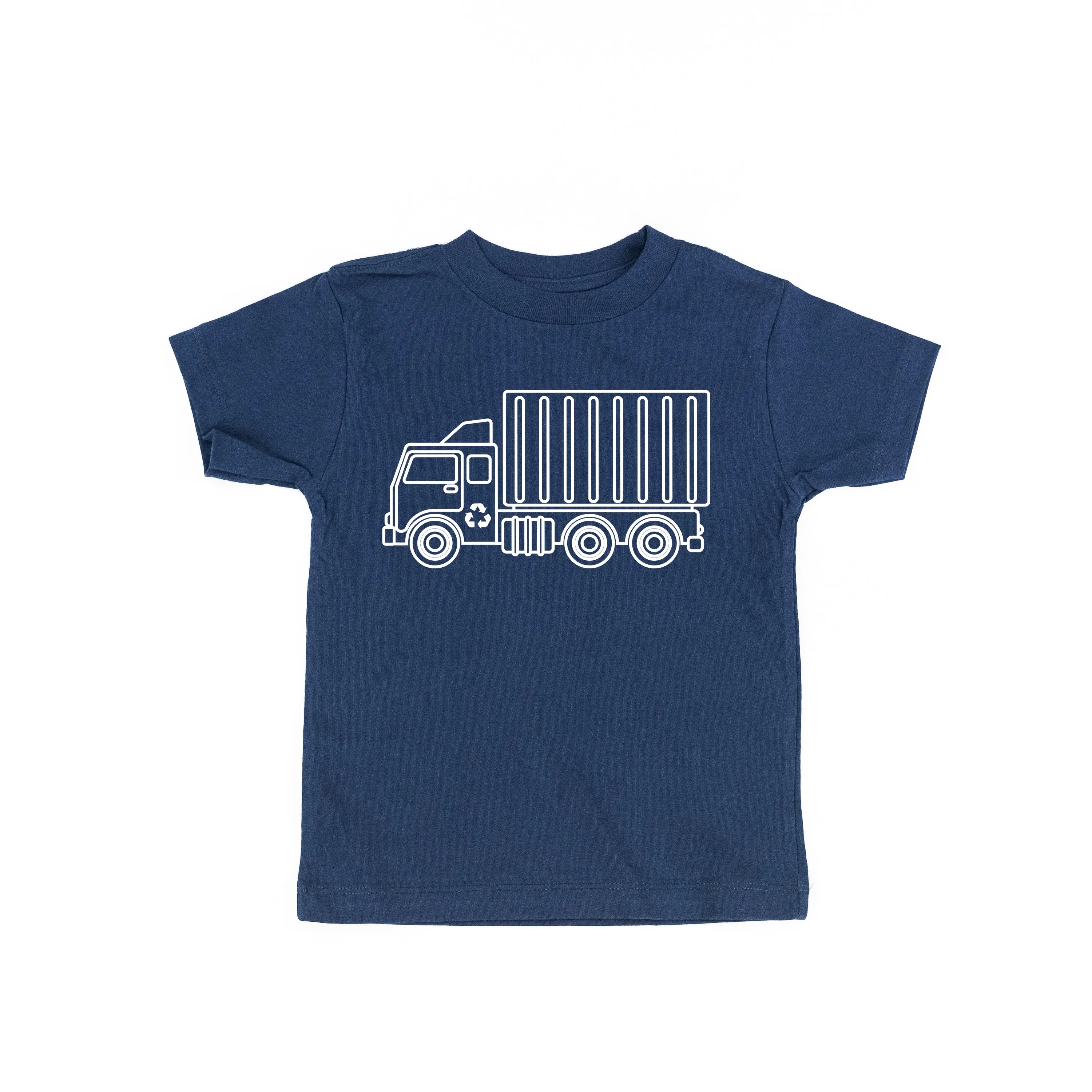 GARBAGE TRUCK - Minimalist Design - Short Sleeve Child Shirt