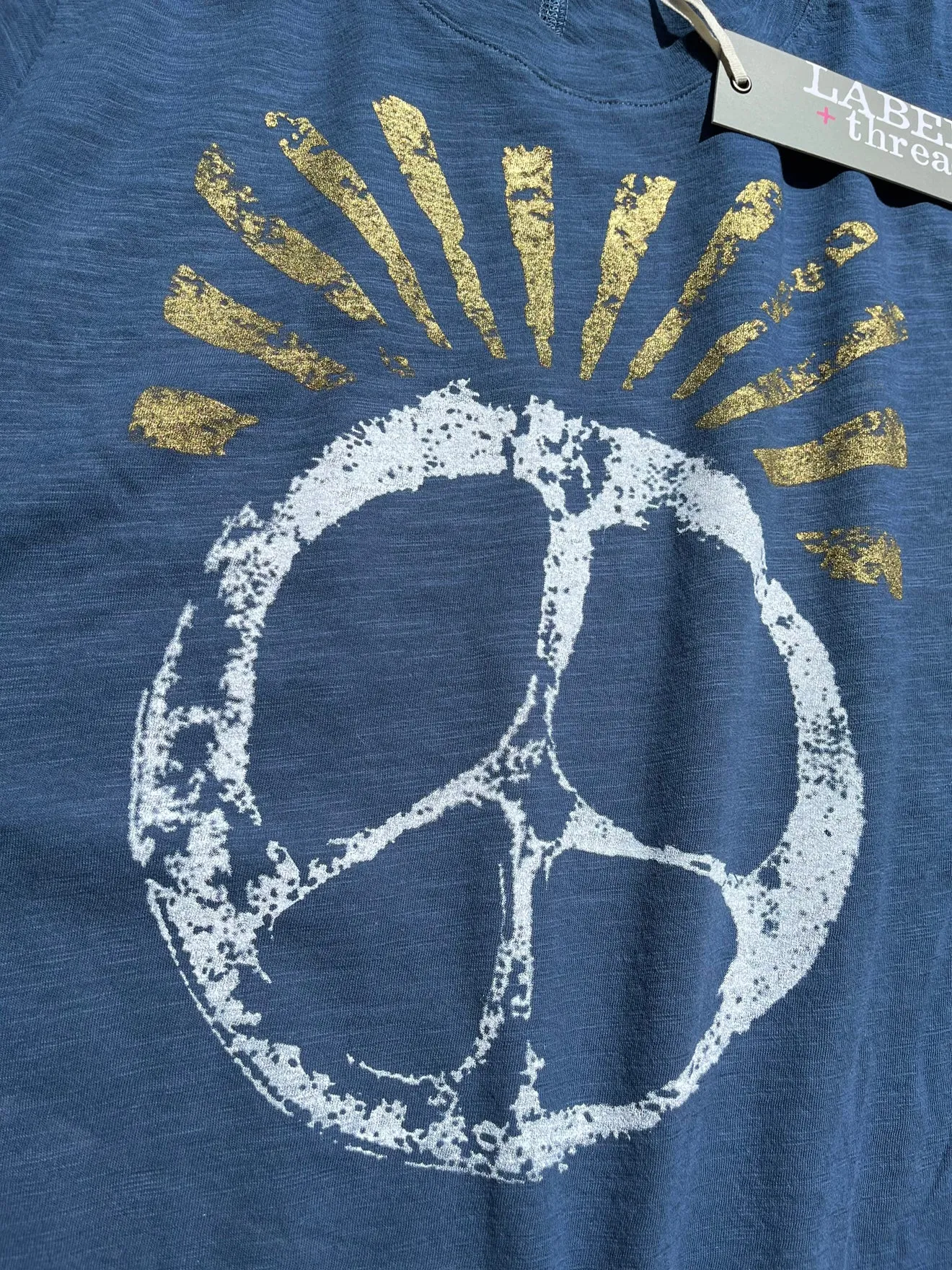 Graphic Ava Tee - Marine Peace Rays