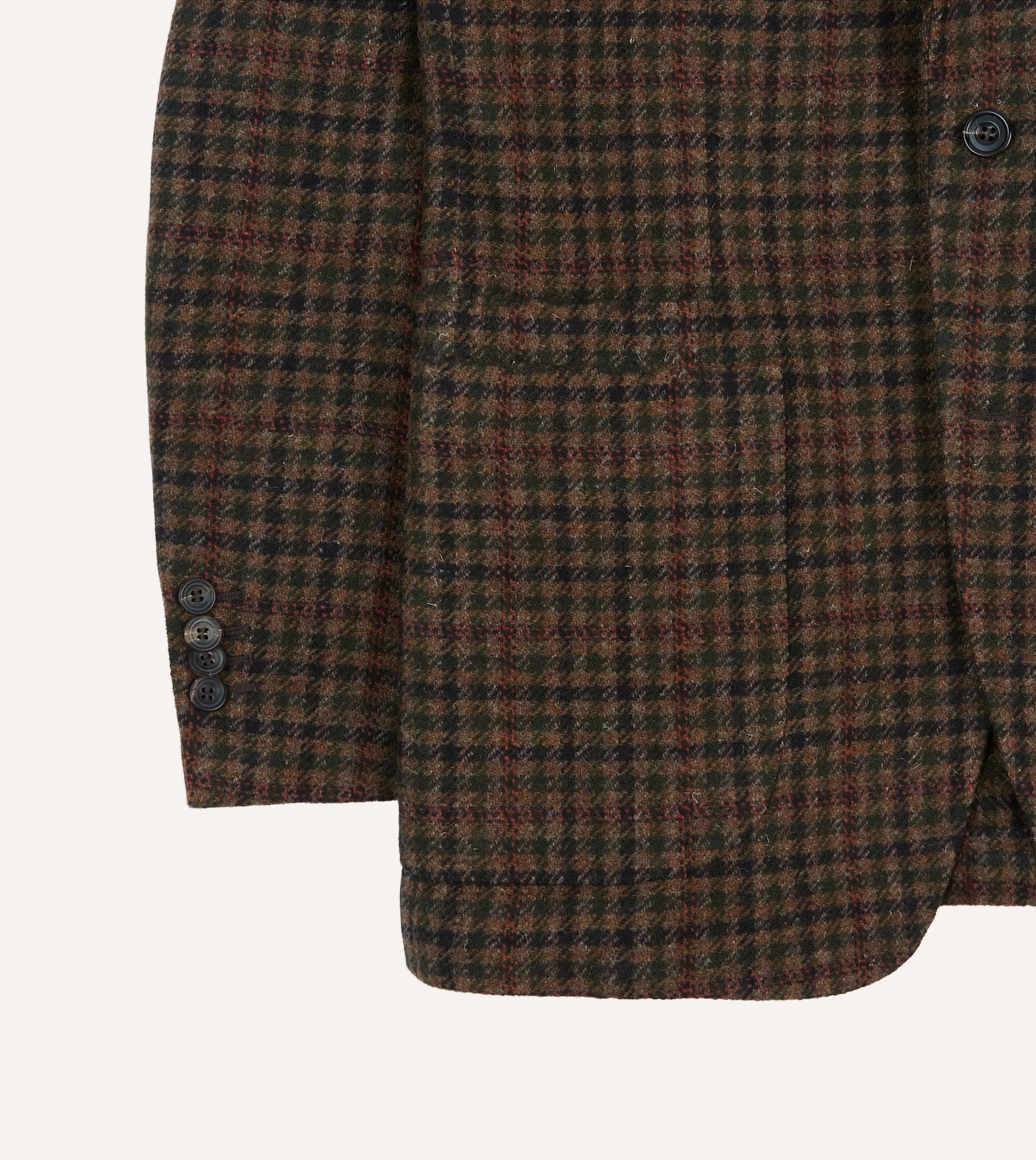 Green Gun Club Check Tweed Blazer