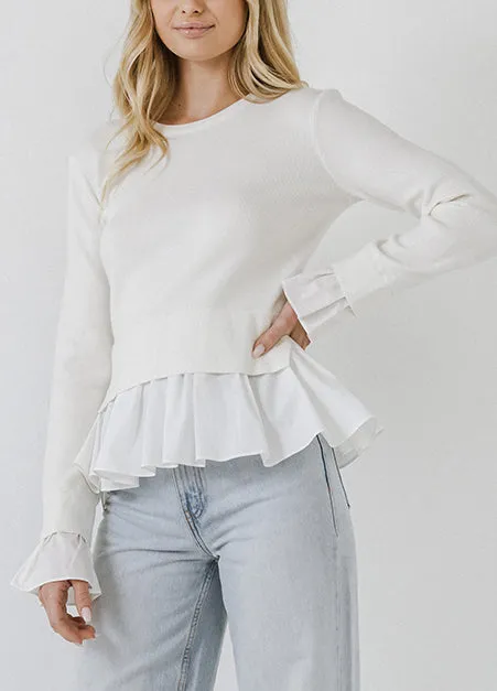 Ivory Twofer Top