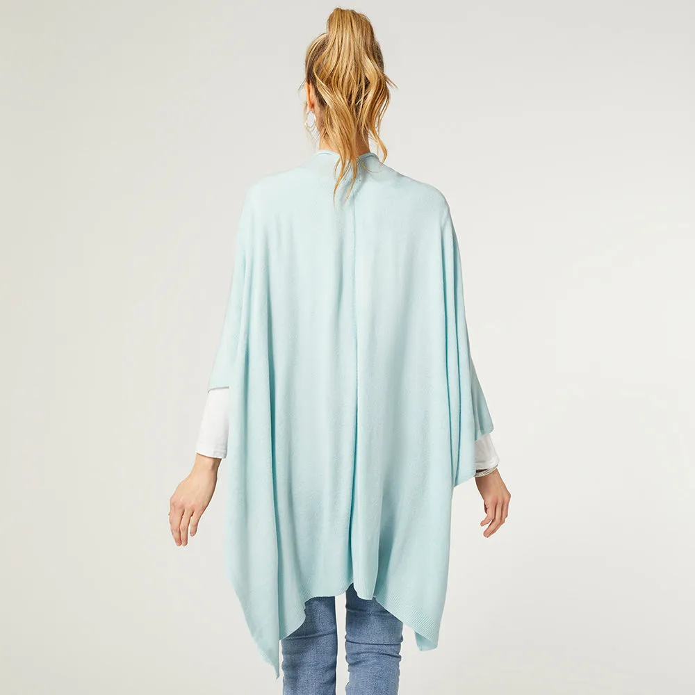 Kiara Lightweight Wrap - Powder Blue