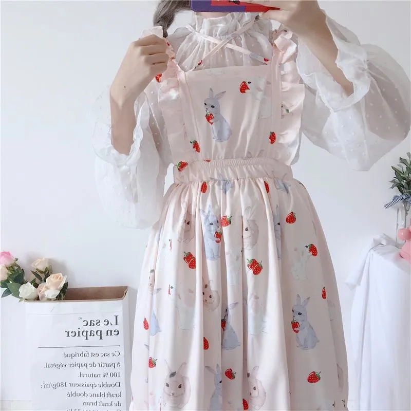 Little Bun Suspender Dress