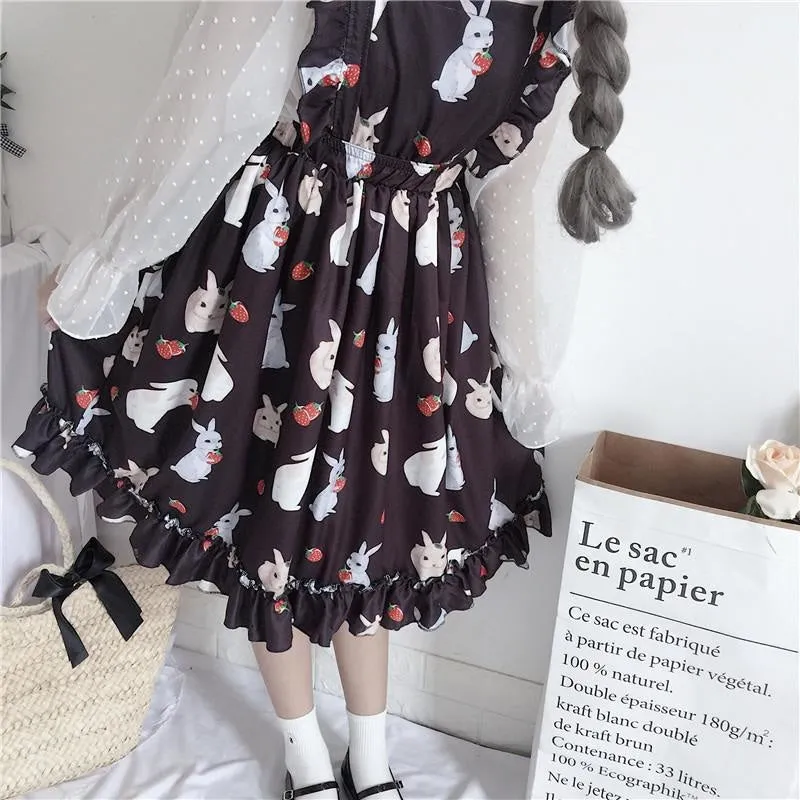 Little Bun Suspender Dress