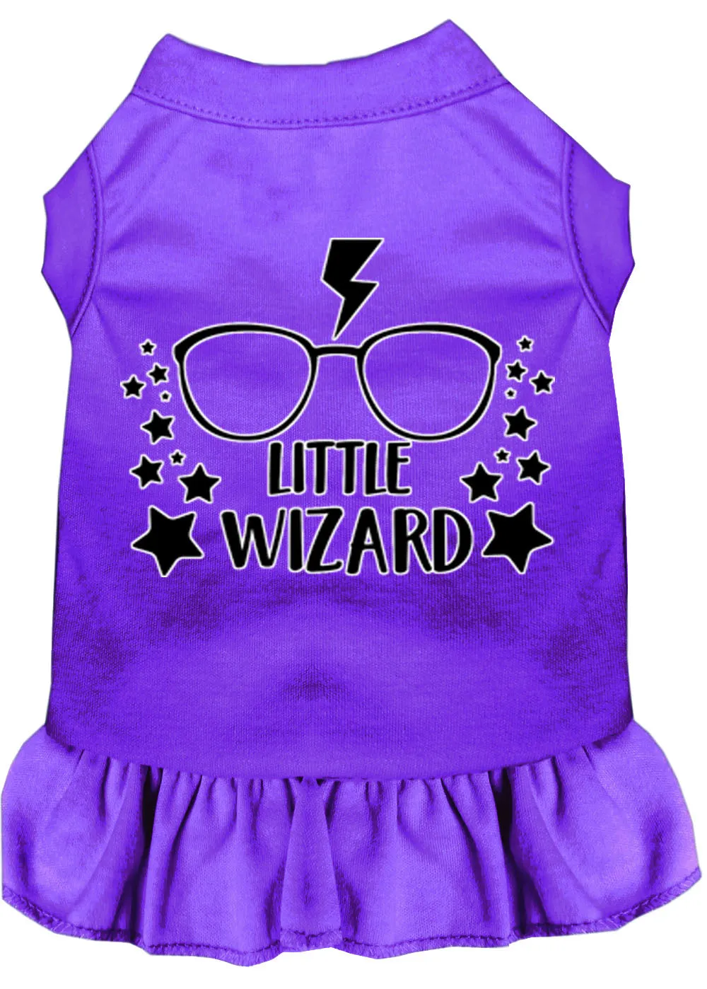 Little Wizard Screen Print Dog Dress Purple Xxxl (20)