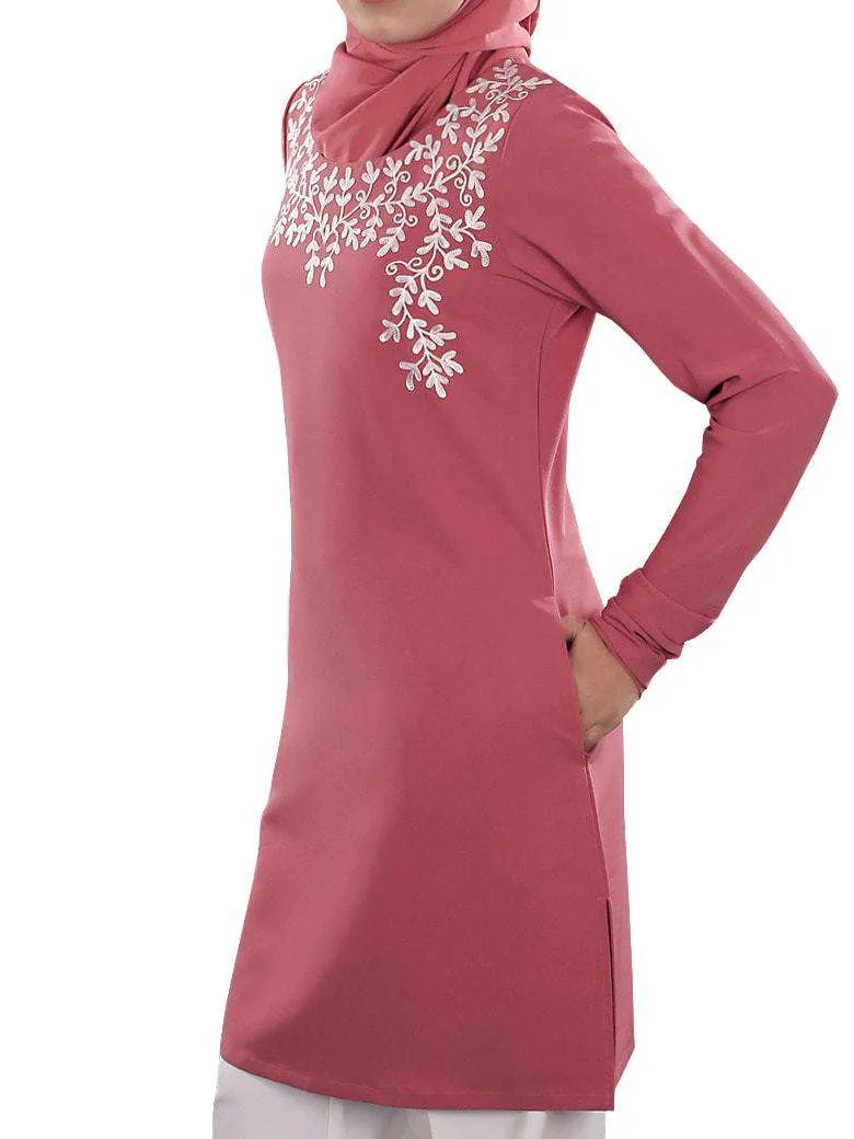 Lubna Rose Pink Tunic