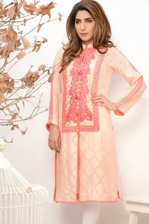 Mahwish & Farishtay Silk Cotton Net Tunics - MF02