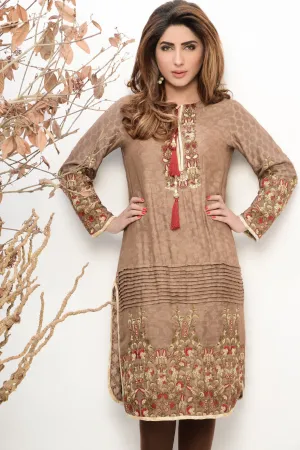 Mahwish & Farishtay Silk Cotton Net Tunics - MF04