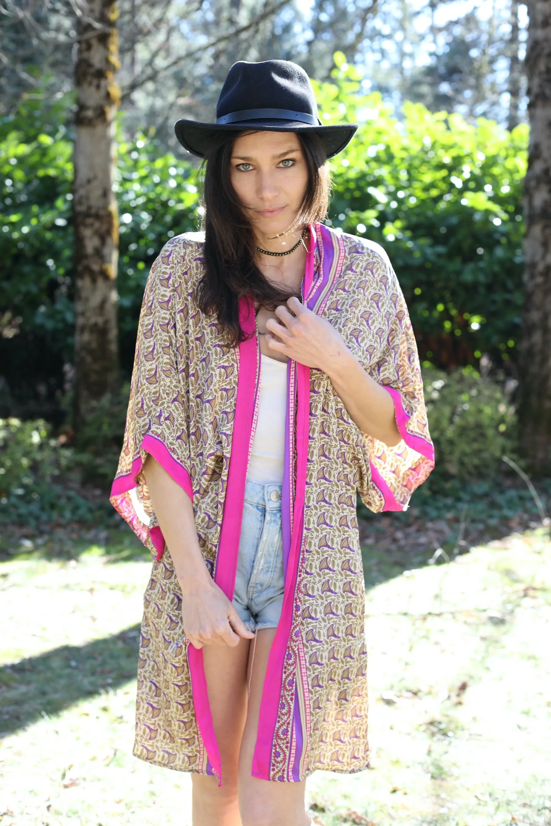 Midi Boho Kimono - Antique - One Size