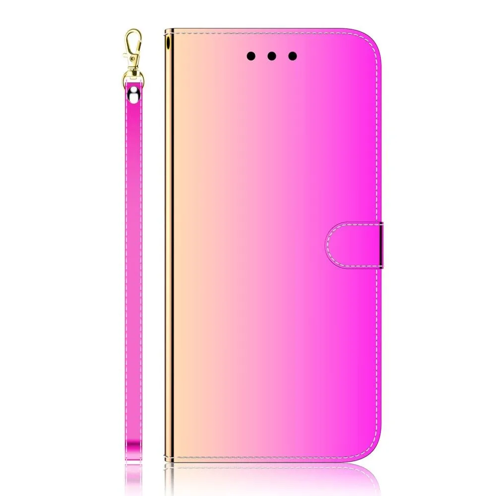 Mirror Motorola Moto G51 5G flip case - Rose