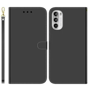 Mirror Motorola Moto G52 flip case - Black