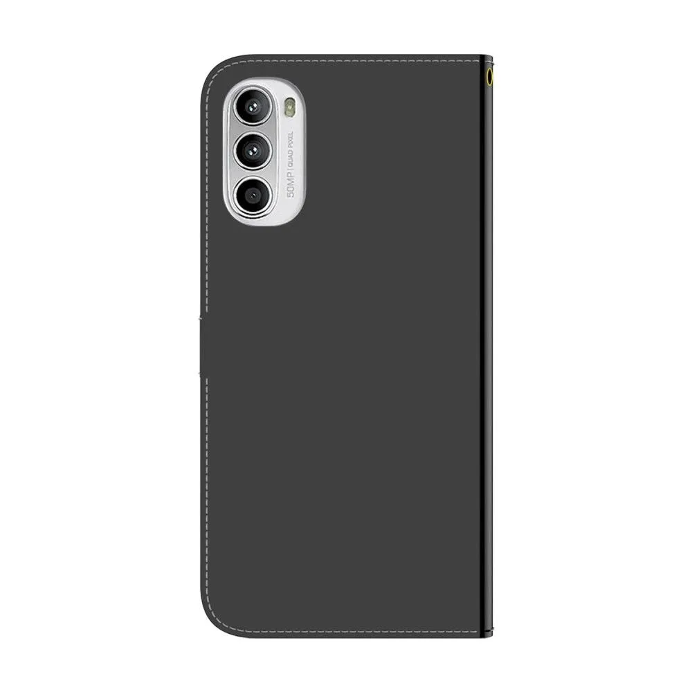 Mirror Motorola Moto G52 flip case - Black