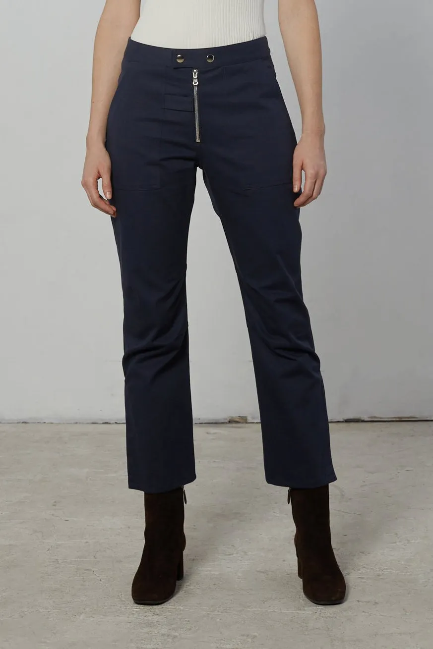 Moto Pants - Navy