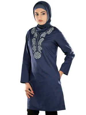 Nathifa Blue Tunic