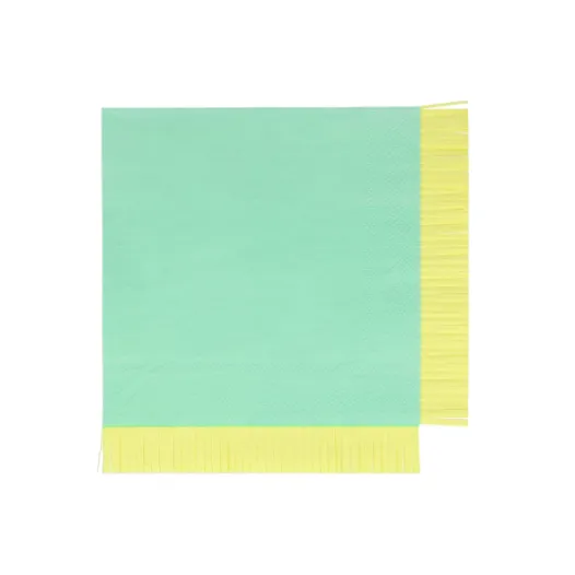 Neon Fringe Large Napkins