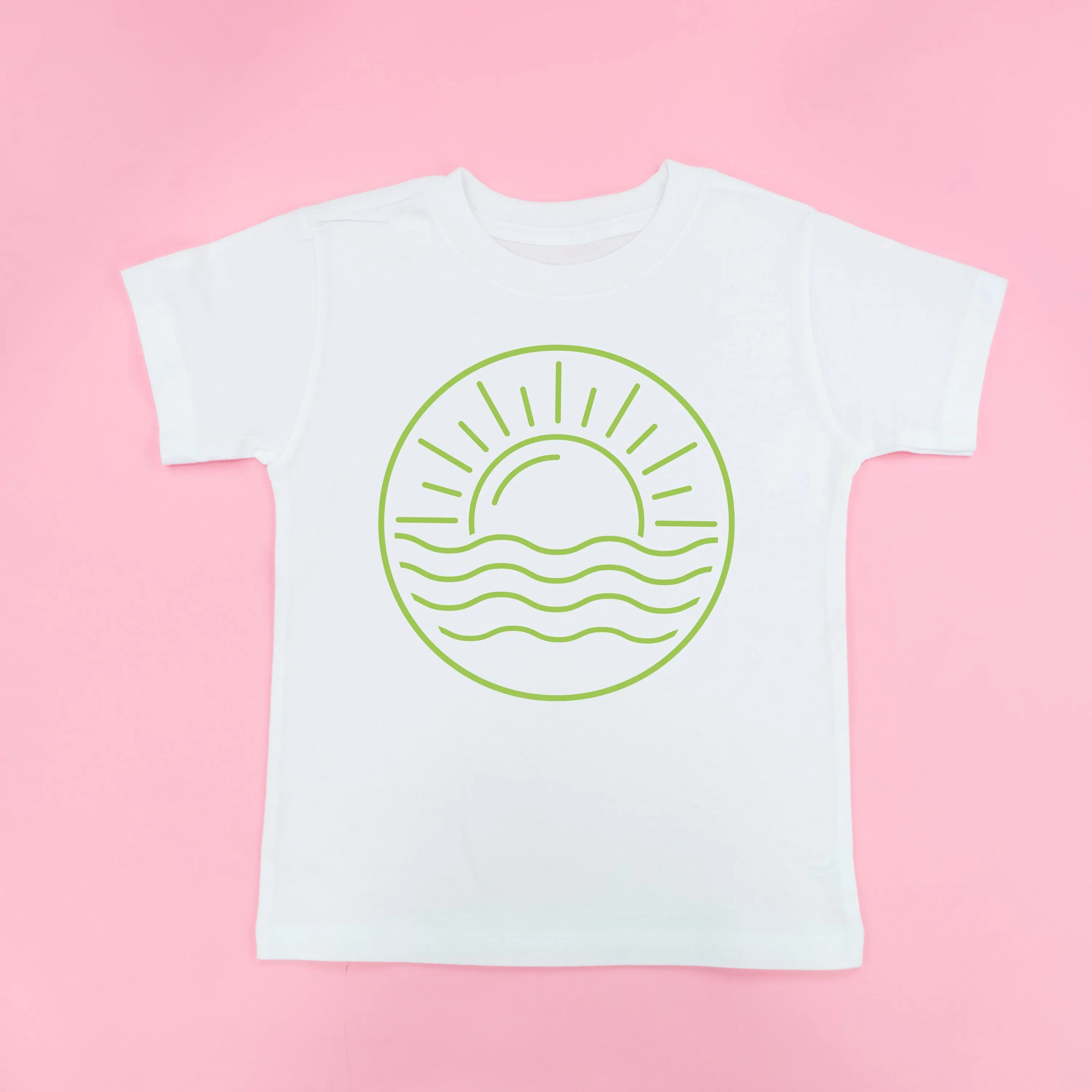 OCEAN SUNSET - Short Sleeve Child Shirt