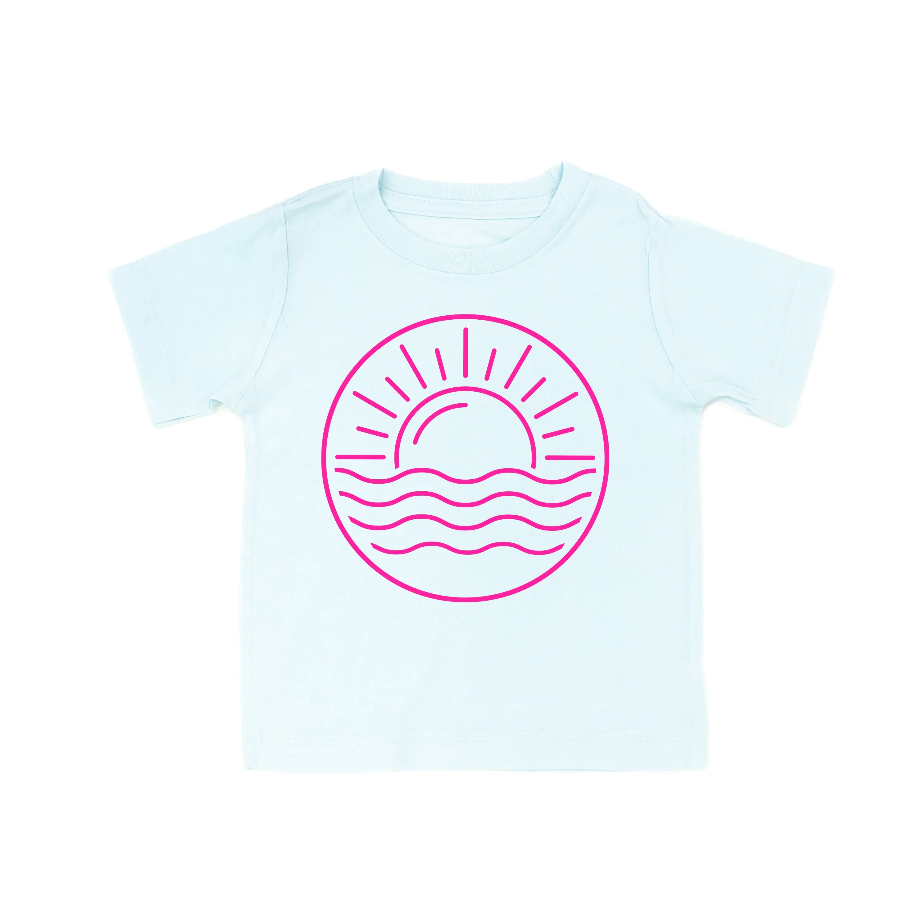 OCEAN SUNSET - Short Sleeve Child Shirt