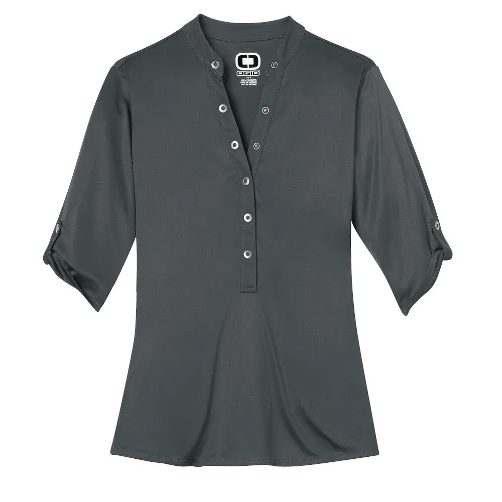 OGIO® - Crush Henley - Diesel Grey