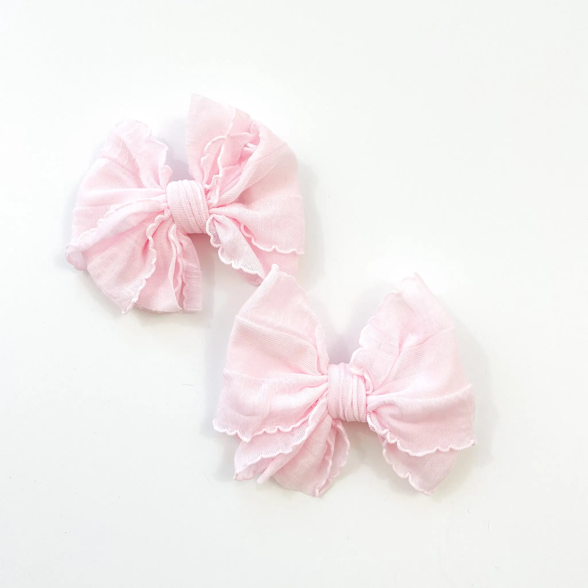 Perfect Pink Ruffle Clip