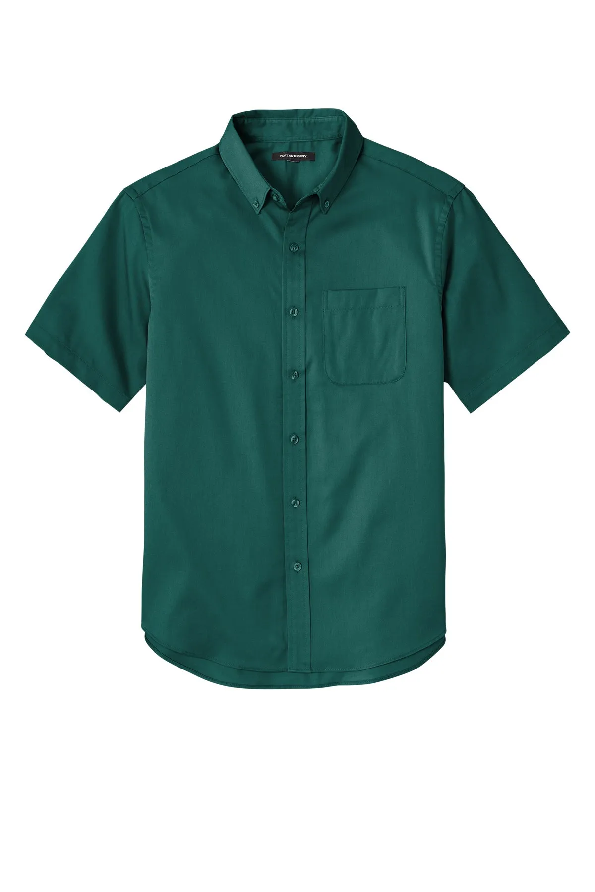 Port Authority® Short Sleeve SuperPro React™ Twill Shirt - Marine Green