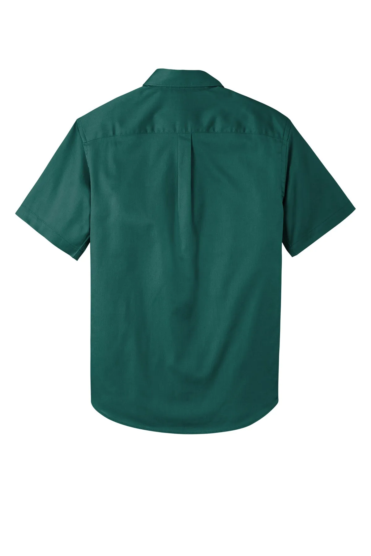 Port Authority® Short Sleeve SuperPro React™ Twill Shirt - Marine Green