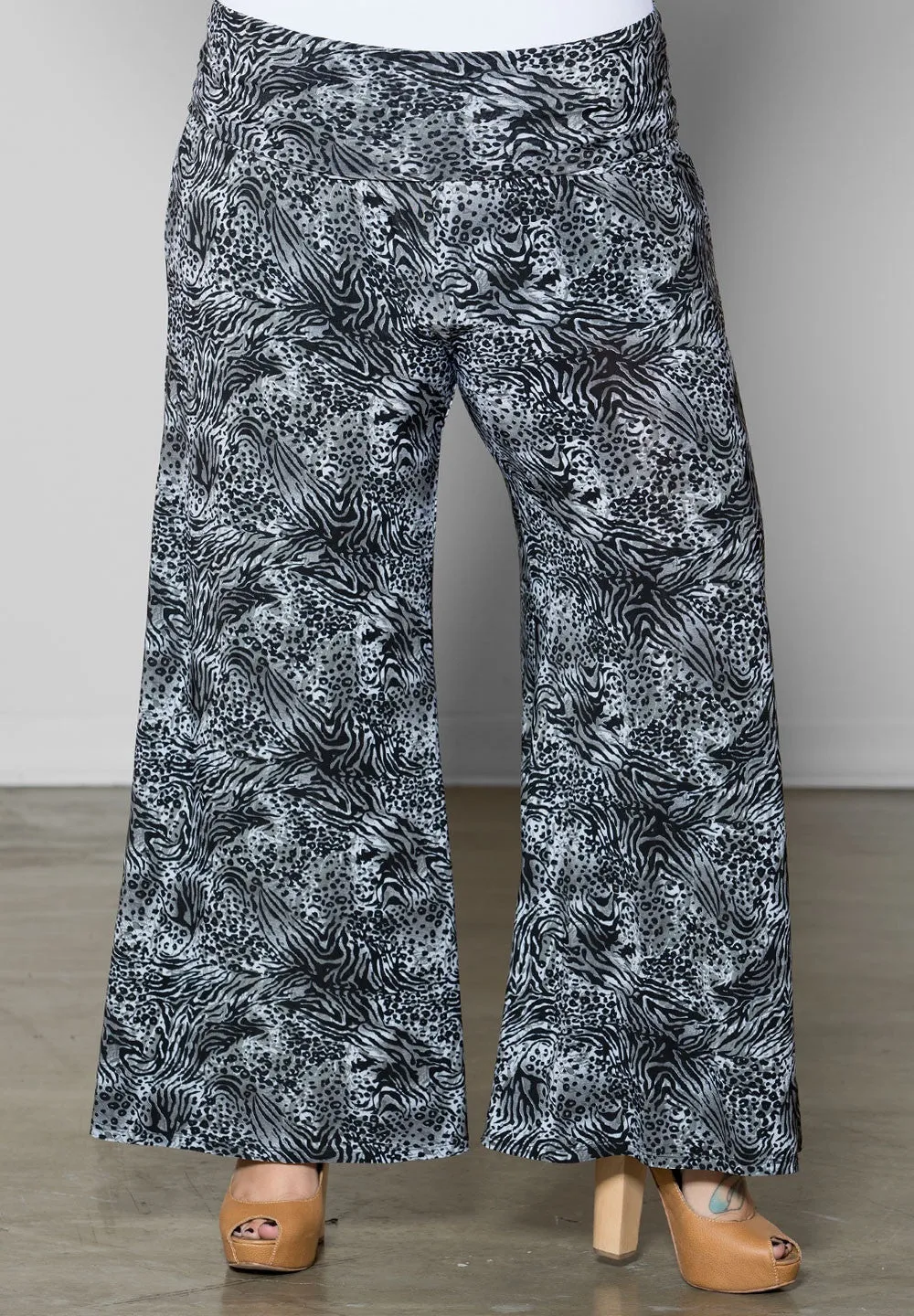 Printed Palazzo Pants