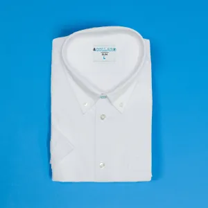 Range Shirt - White Short Sleeve - Button Down Collar