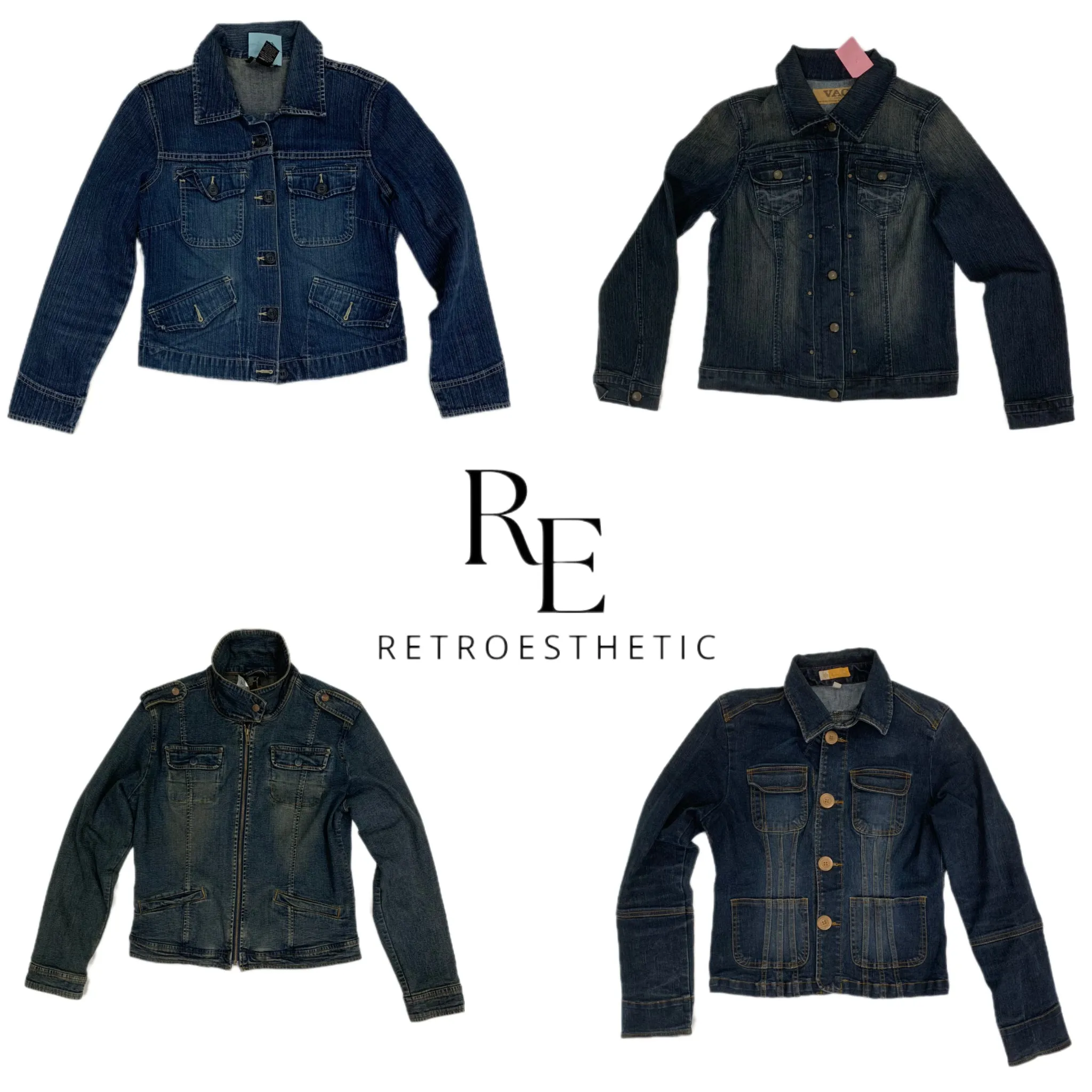 Retro Style Y2K Denim Jackets (SR-497)