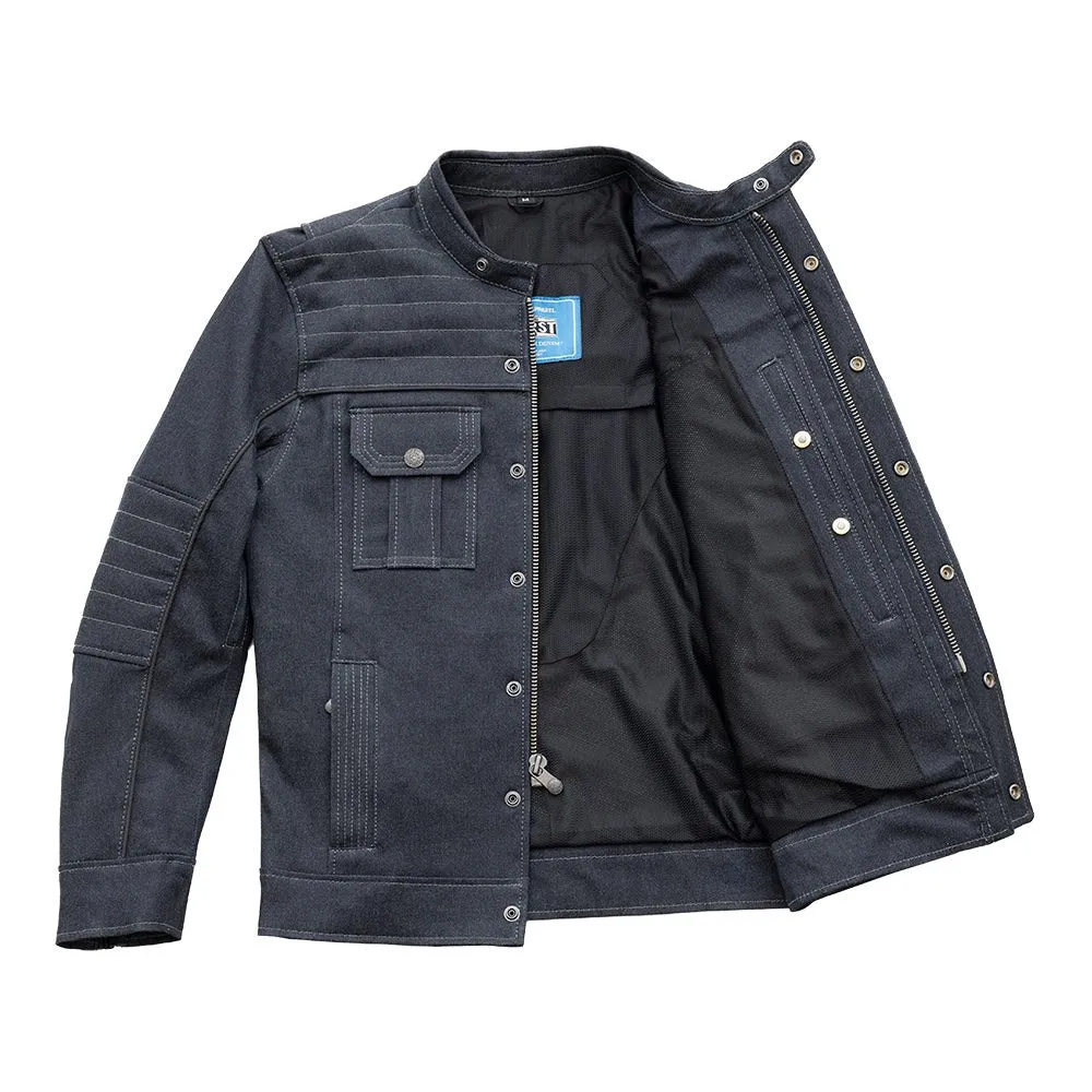 Rowdy Men's Thunder Denim Motorcycle Jacket