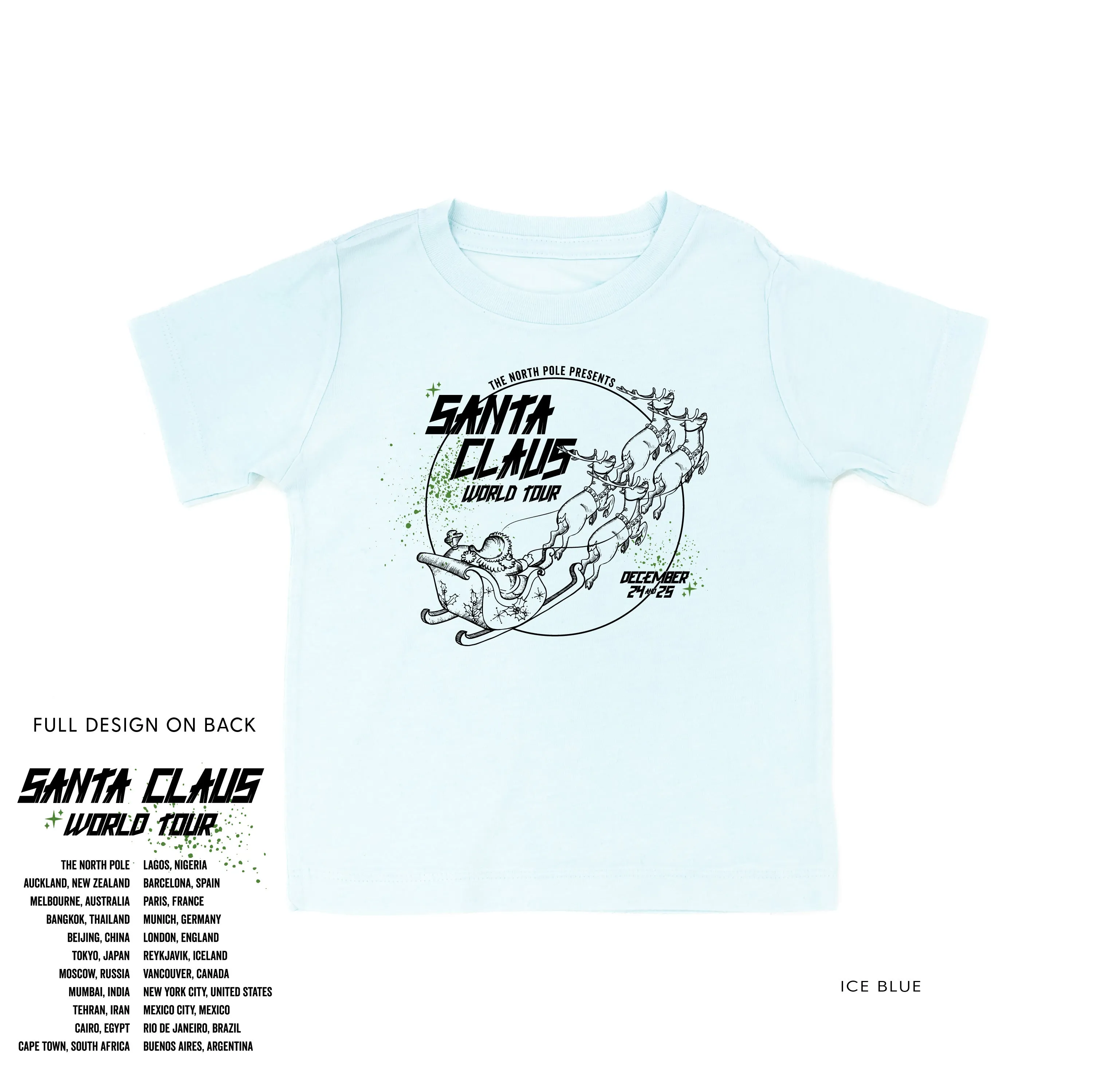 Santa Claus World Tour (f&b) - Child Tee